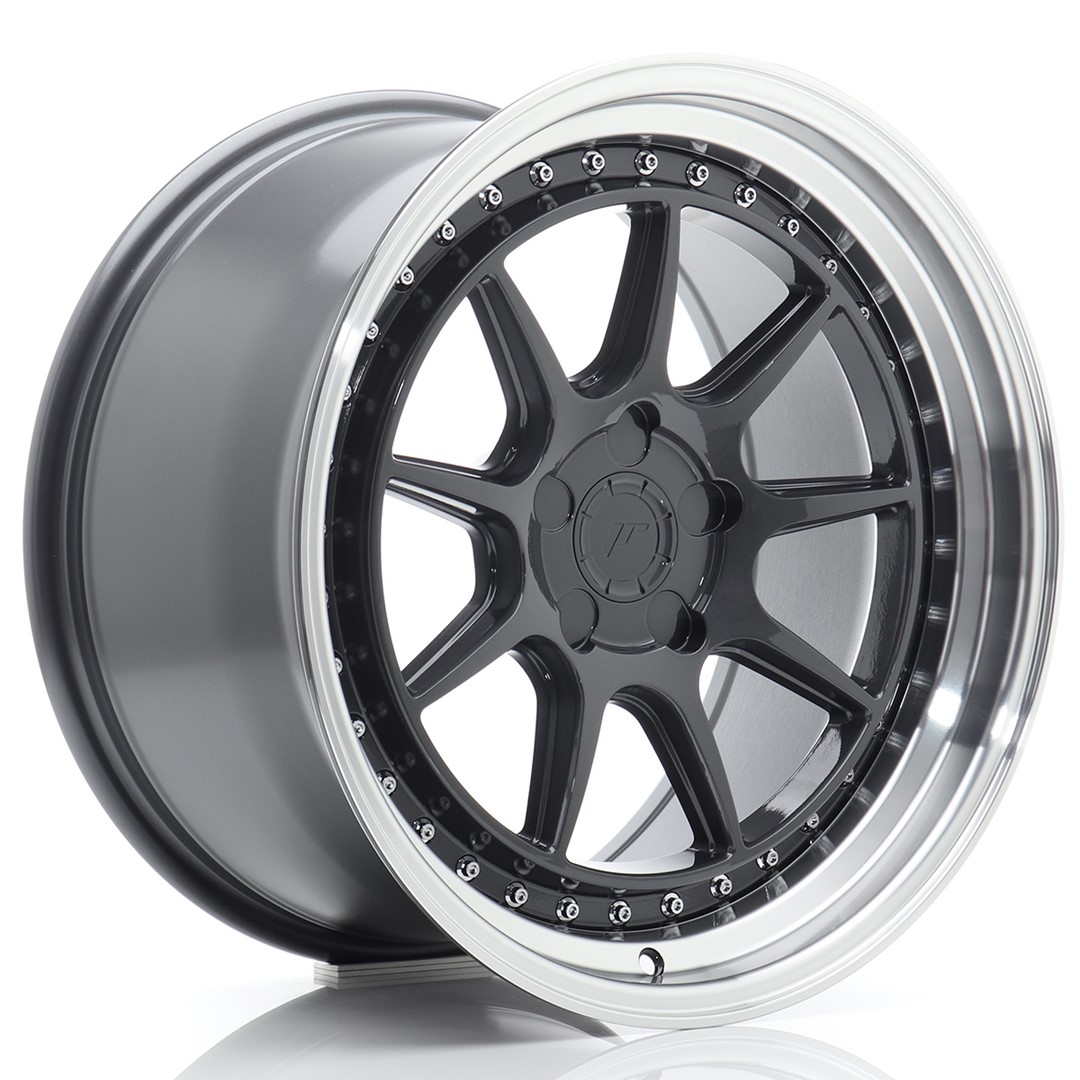Image of JR-Wheels JR47 Velgen 18 Inch 9.5J ET15-35 Custom PCD Flow Form Hyper Gray