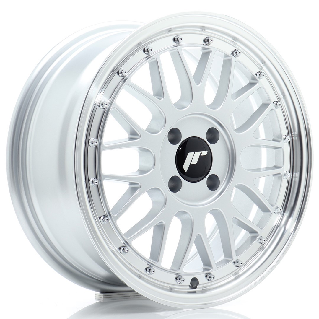 Image of JR-Wheels JR23 Velgen 16 Inch 7J ET20 4x100 Hyper Silver Machined Lip