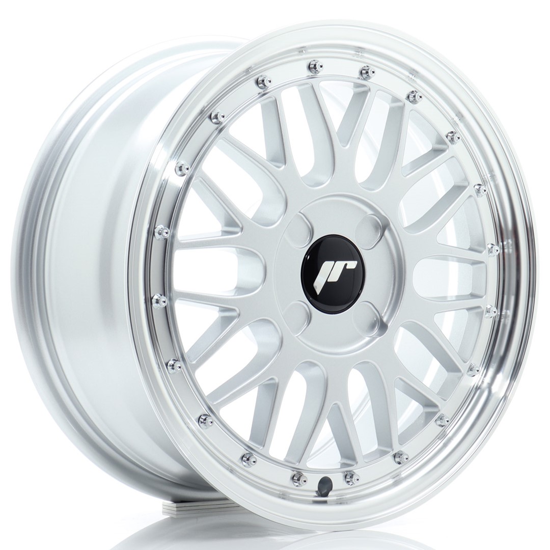 Image of JR-Wheels JR23 Velgen 16 Inch 7J ET20-45 Custom PCD Hyper Silver Machined Lip