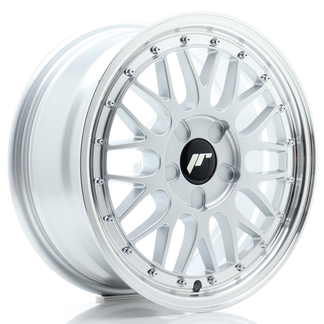 Image of JR-Wheels JR23 Velgen 16 Inch 7J ET20-45 Custom PCD Hyper Silver Machined Lip