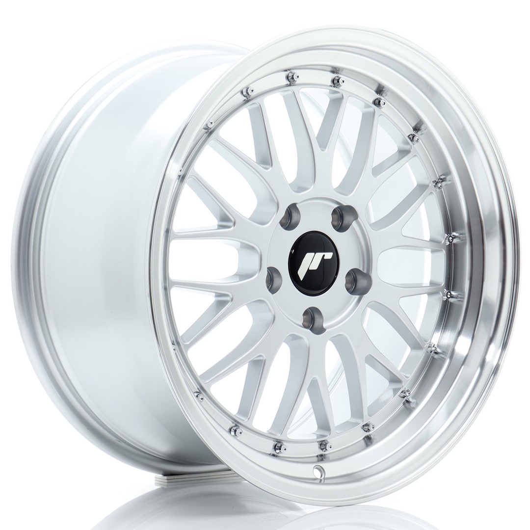 Image of JR-Wheels JR23 Velgen 18 Inch 9.5J ET40 5x120 Flow Form Hyper Silver Machined Lip