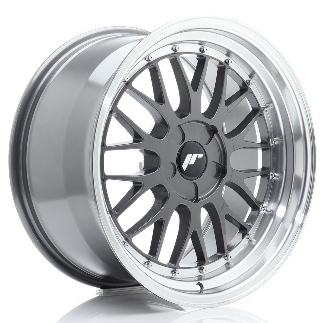 Image of JR-Wheels JR23 Velgen 18 Inch 9.5J ET20-48 Custom PCD Flow Form Hyper Grey Machined Lip
