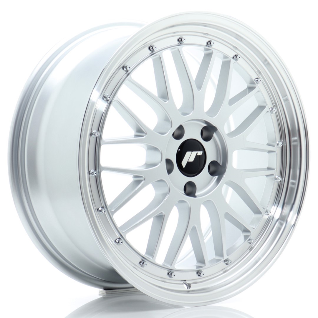 Image of JR-Wheels JR23 Velgen 19 Inch 8.5J ET45 5x112 Flow Form Hyper Silver Machined Lip