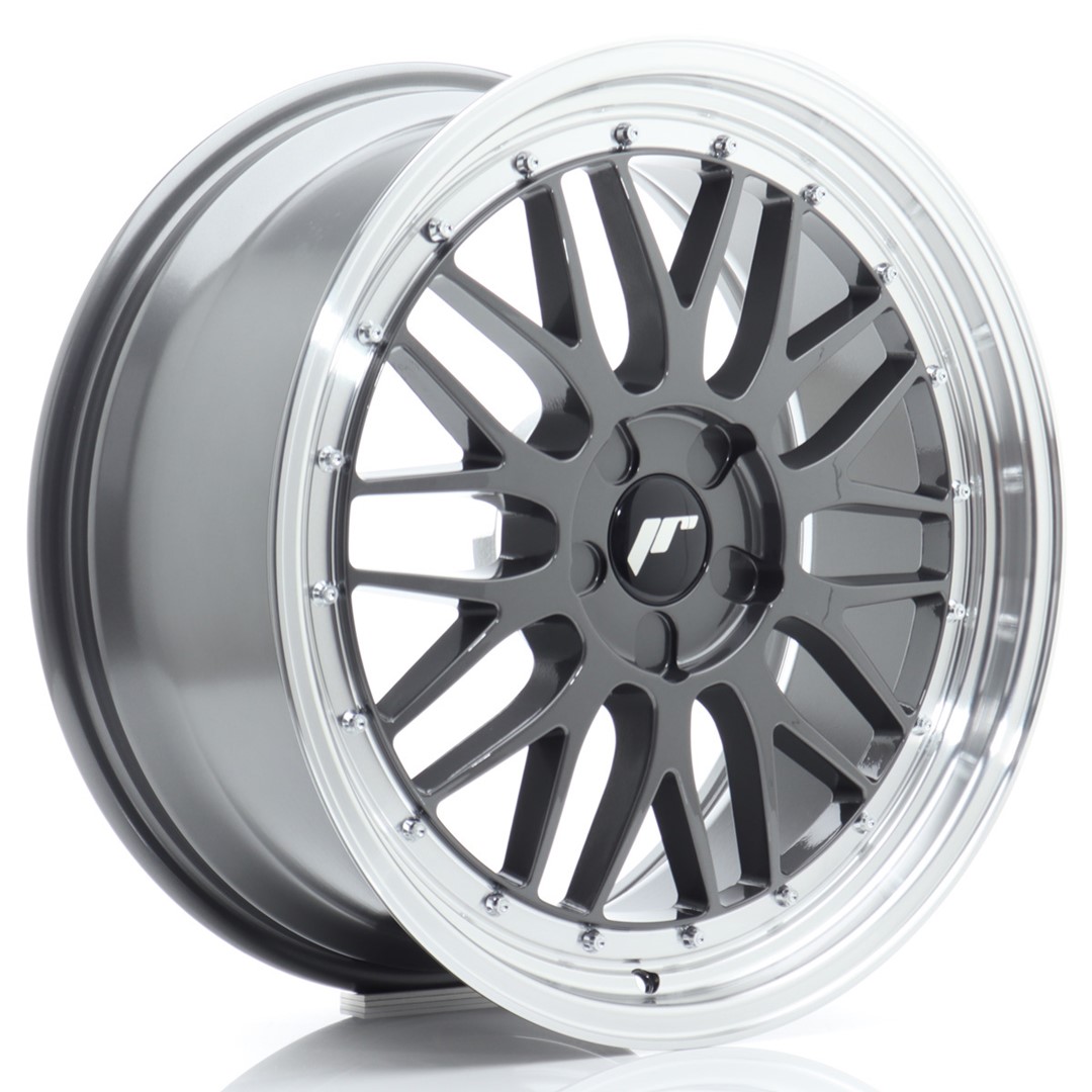 Image of JR-Wheels JR23 Velgen 19 Inch 8.5J ET20-45 Custom PCD Flow Form Hyper Grey Machined Lip