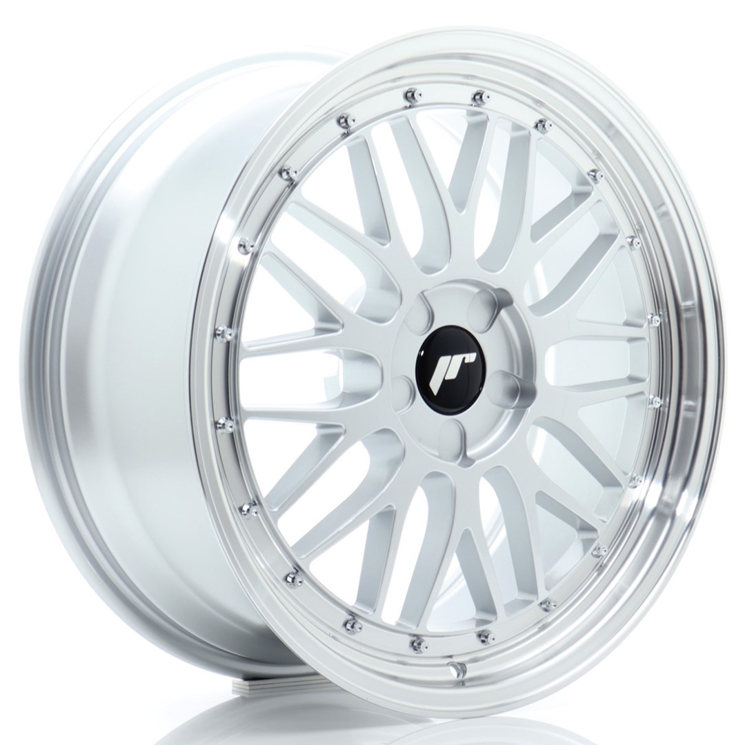 Image of JR-Wheels JR23 Velgen 19 Inch 8.5J ET20-45 Custom PCD Flow Form Hyper Silver Machined Lip