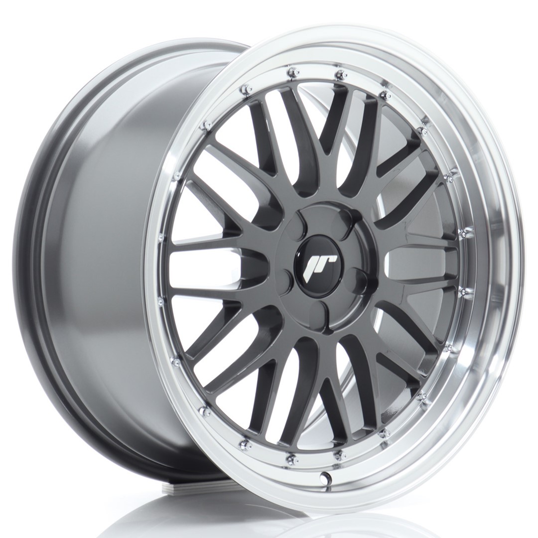 Image of JR-Wheels JR23 Velgen 19 Inch 9.5J ET20-45 Custom PCD Flow Form Hyper Grey Machined Lip