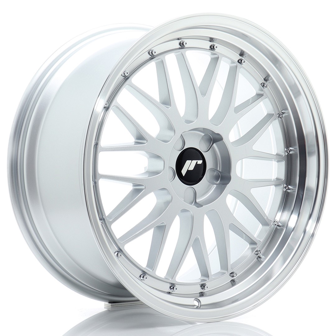 Image of JR-Wheels JR23 Velgen 20 Inch 10.5J ET20-45 Custom PCD Flow Form Hyper Silver Machined Lip