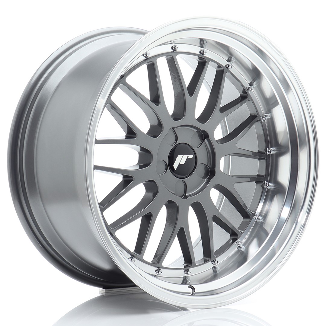 Image of JR-Wheels JR23 Velgen 20 Inch 10.5J ET15-25 Custom PCD Flow Form Hyper Grey Machined Lip