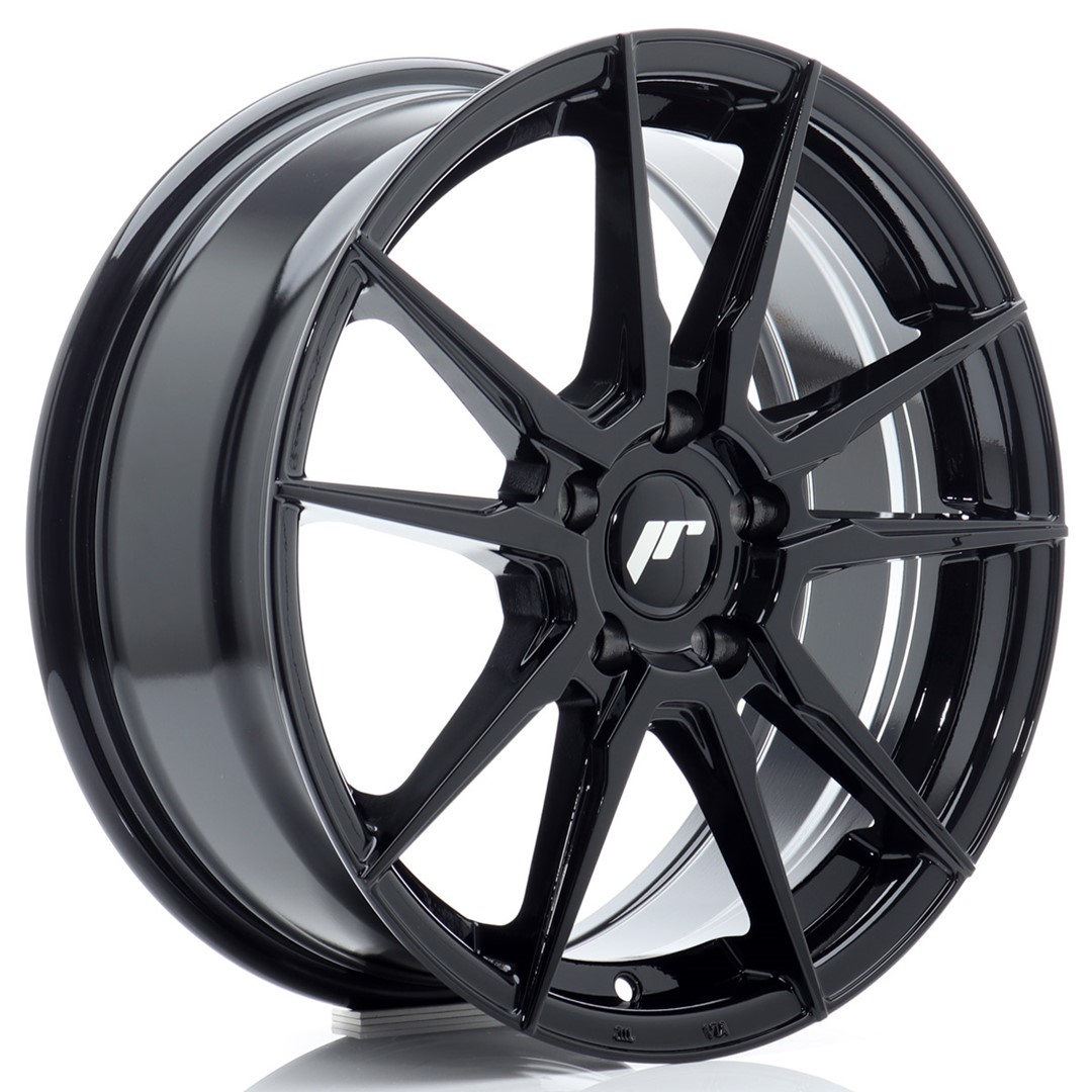 Image of JR-Wheels JR21 Velgen 17 Inch 7J ET40 5x114.3 Flow Form Gloss Black