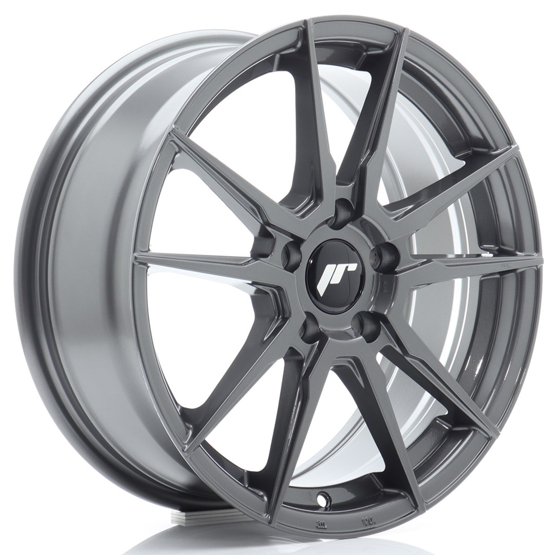 Image of JR-Wheels JR21 Velgen 17 Inch 7J ET40 5x114.3 Flow Form Hyper Gray