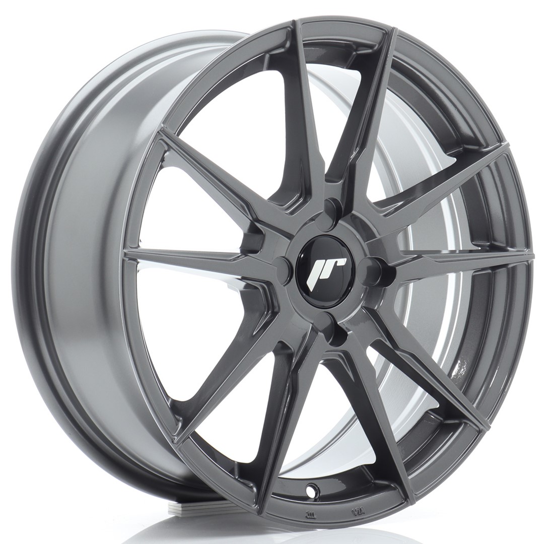 Image of JR-Wheels JR21 Velgen 17 Inch 7J ET20-40 Custom PCD Flow Form Hyper Gray