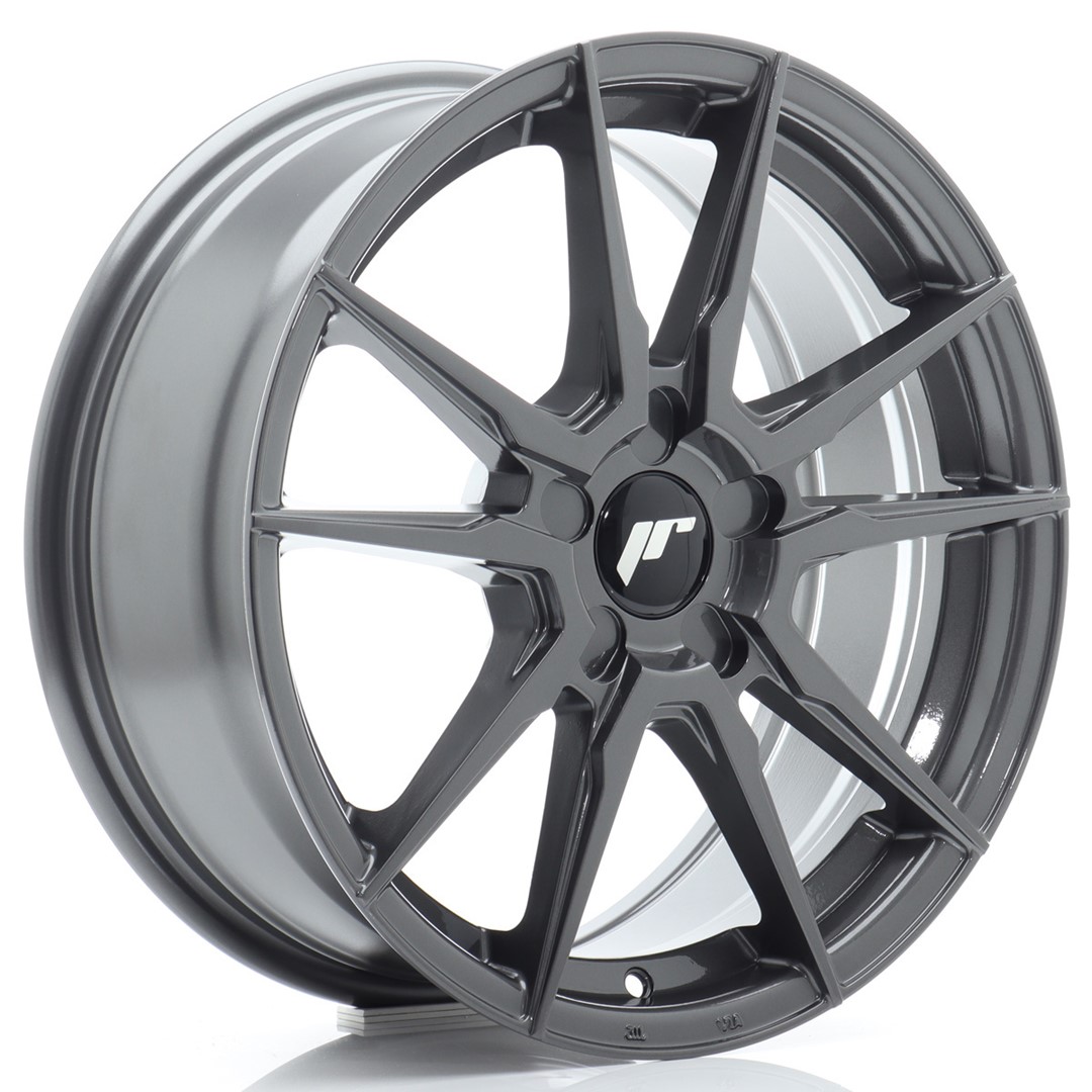 Image of JR-Wheels JR21 Velgen 17 Inch 7J ET20-40 Custom PCD Flow Form Hyper Gray