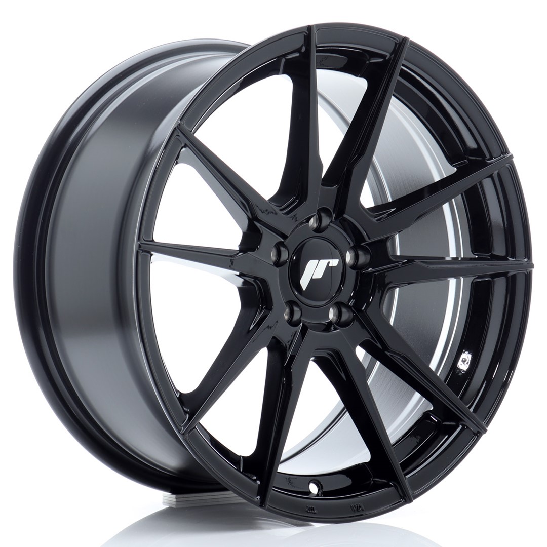 Image of JR-Wheels JR21 Velgen 17 Inch 8J ET35 5x100 Flow Form Gloss Black