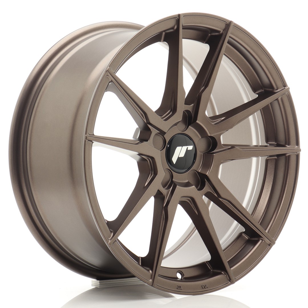 Image of JR-Wheels JR21 Velgen 17 Inch 8J ET20-35 Custom PCD Flow Form Flat Bronze