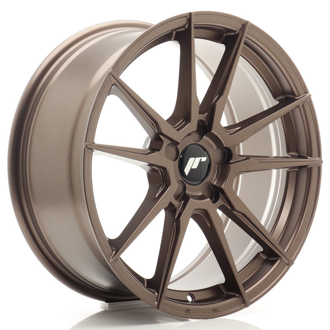 Image of JR-Wheels JR21 Velgen 18 Inch 8J ET20-40 Custom PCD Flow Form Flat Bronze