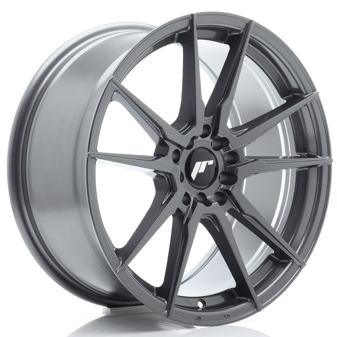 Image of JR-Wheels JR21 Velgen 18 Inch 8.5J ET35 5x100,5x120 Flow Form Hyper Gray