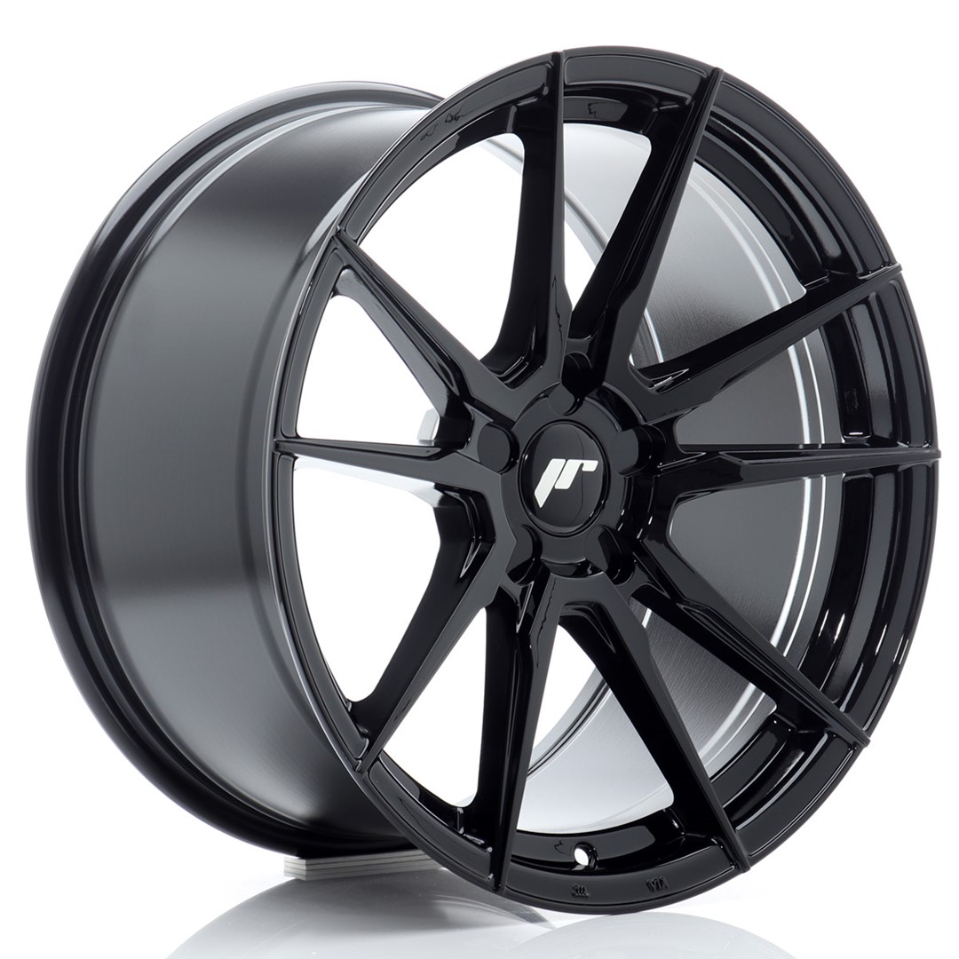 Image of JR-Wheels JR21 Velgen 18 Inch 9.5J ET20-40 Custom PCD Flow Form Gloss Black