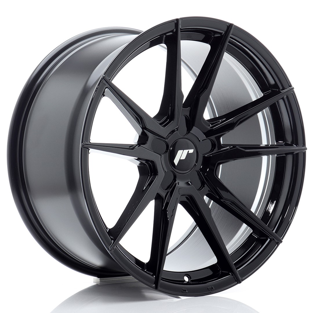 Image of JR-Wheels JR21 Velgen 19 Inch 9J ET20-40 Custom PCD Flow Form Gloss Black