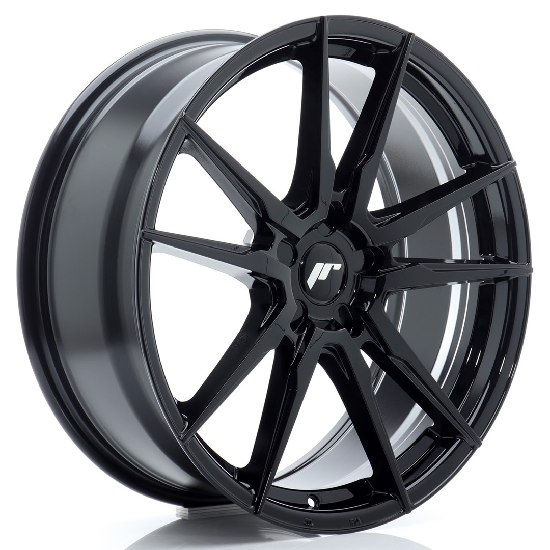 Image of JR-Wheels JR21 Velgen 20 Inch 8.5J ET20-45 Custom PCD Flow Form Gloss Black