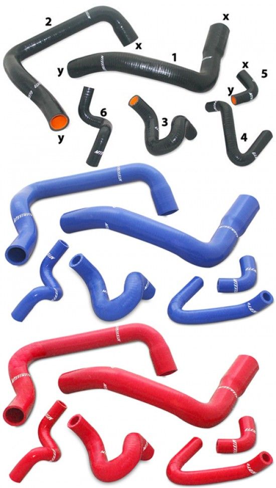 Image of Mishimoto Radiatorslang Kit Silicone Ford Mustang