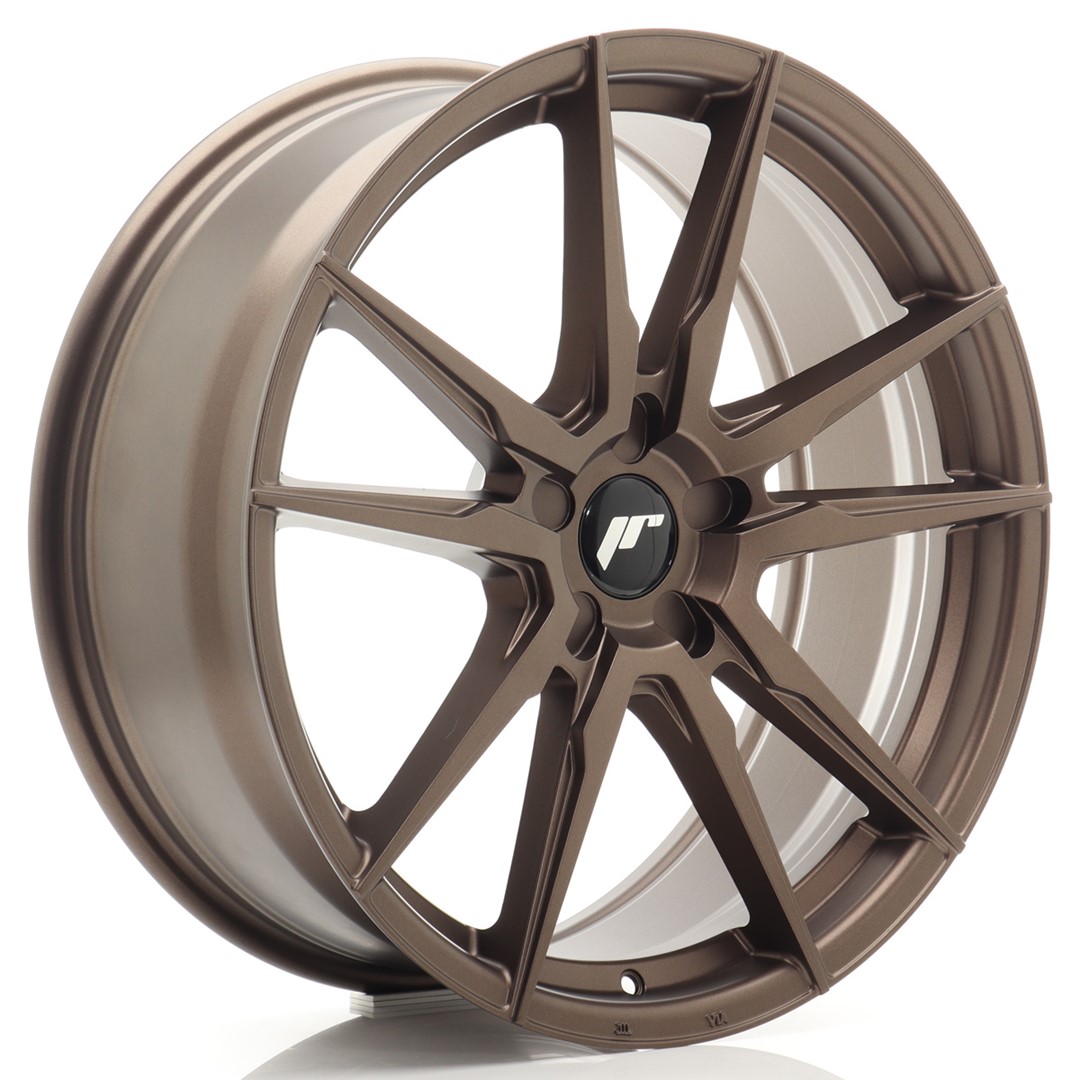Image of JR-Wheels JR21 Velgen 20 Inch 8.5J ET20-45 Custom PCD Flow Form Flat Bronze