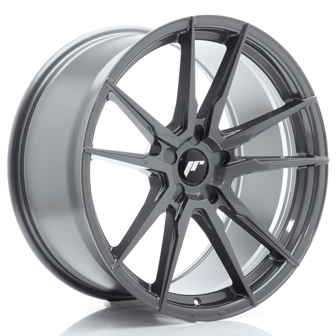 Image of JR-Wheels JR21 Velgen 20 Inch 9J ET20-35 Custom PCD Flow Form Hyper Gray