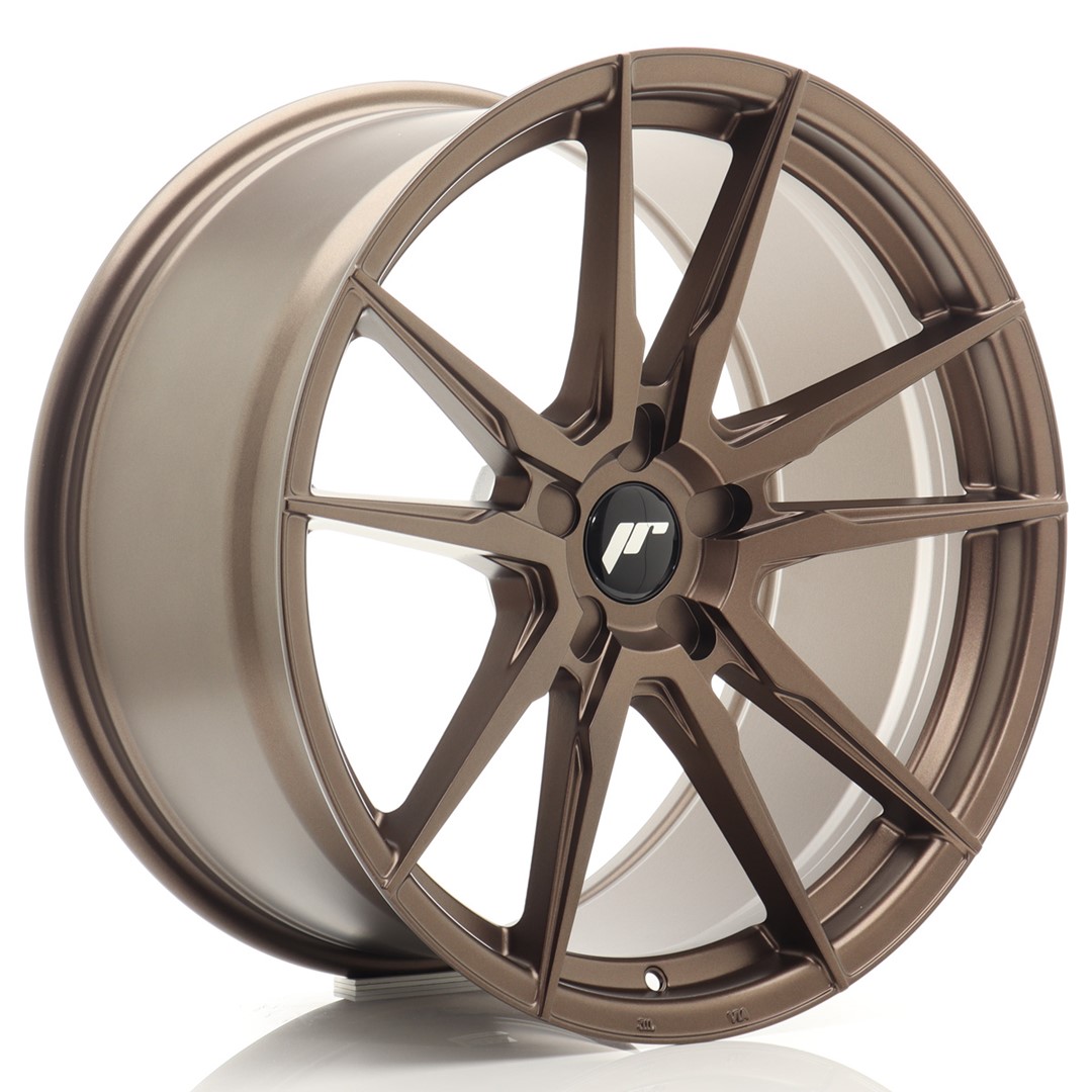 Image of JR-Wheels JR21 Velgen 20 Inch 10J ET20-48 Custom PCD Flow Form Flat Bronze