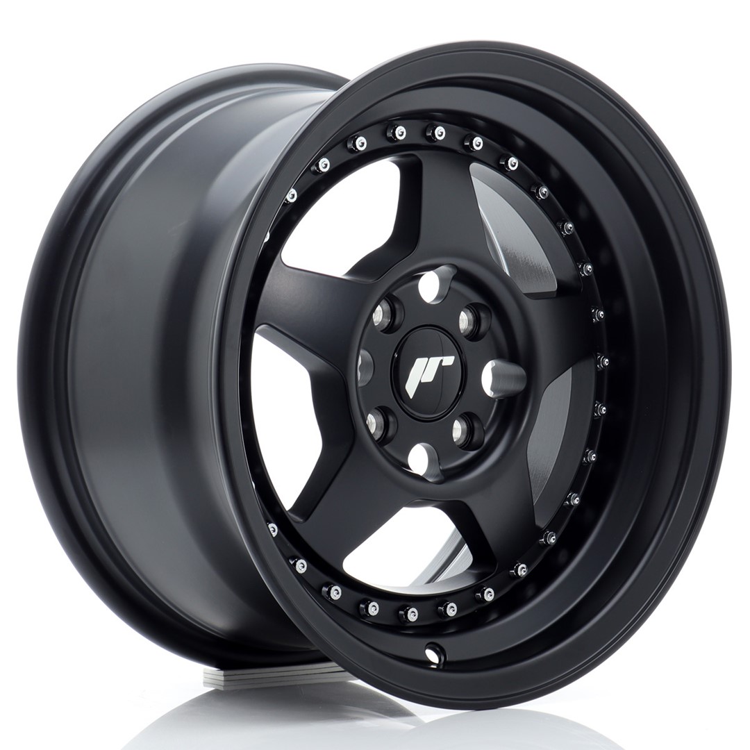 Image of JR-Wheels JR6 Velgen 15 Inch 8J ET25 4x100 Flat Black