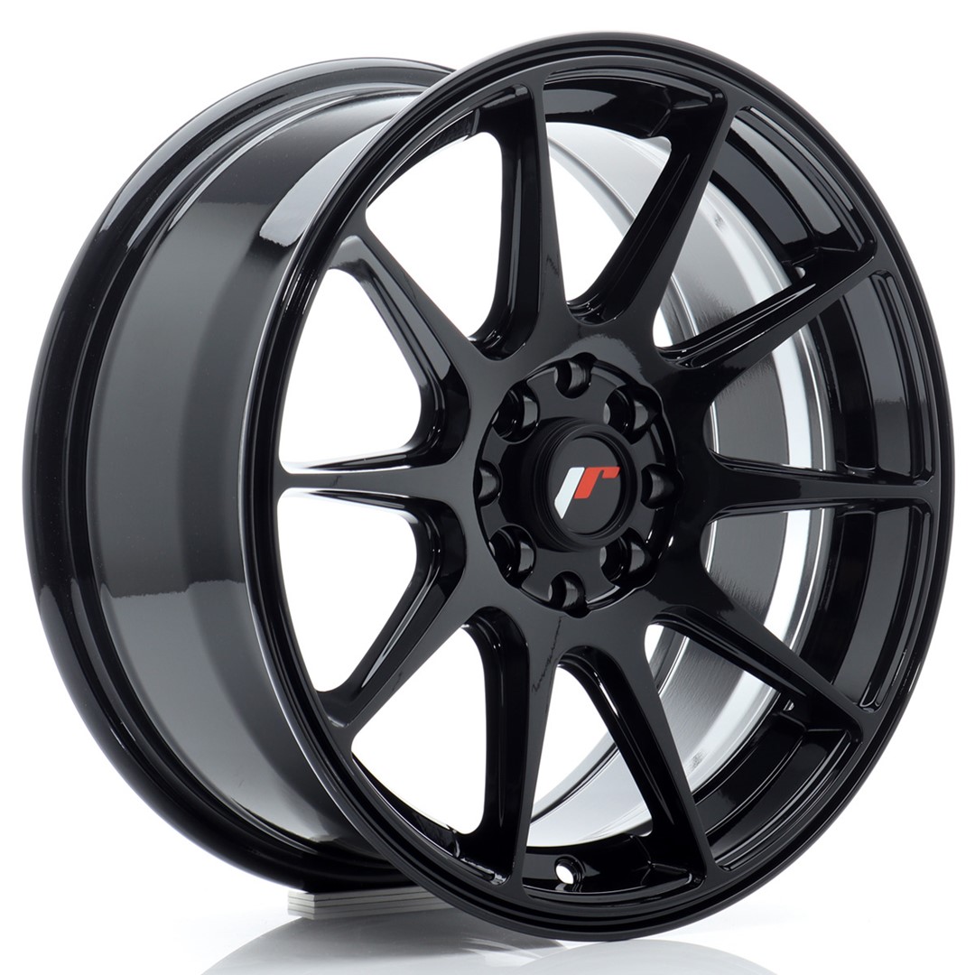 Image of JR-Wheels JR11 Velgen 16 Inch 7J ET25 4x100,4x108 Gloss Black