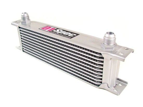 Image of D1 Spec Oliekoeler Zilver 11 Rijen Aluminium