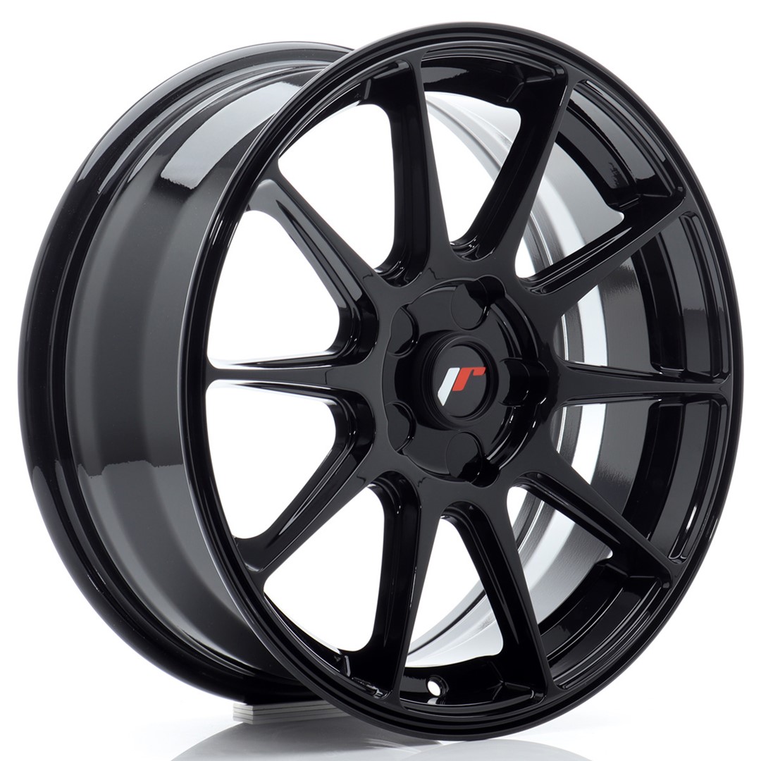 Image of JR-Wheels JR11 Velgen 17 Inch 7J ET20-38 Custom PCD Gloss Black