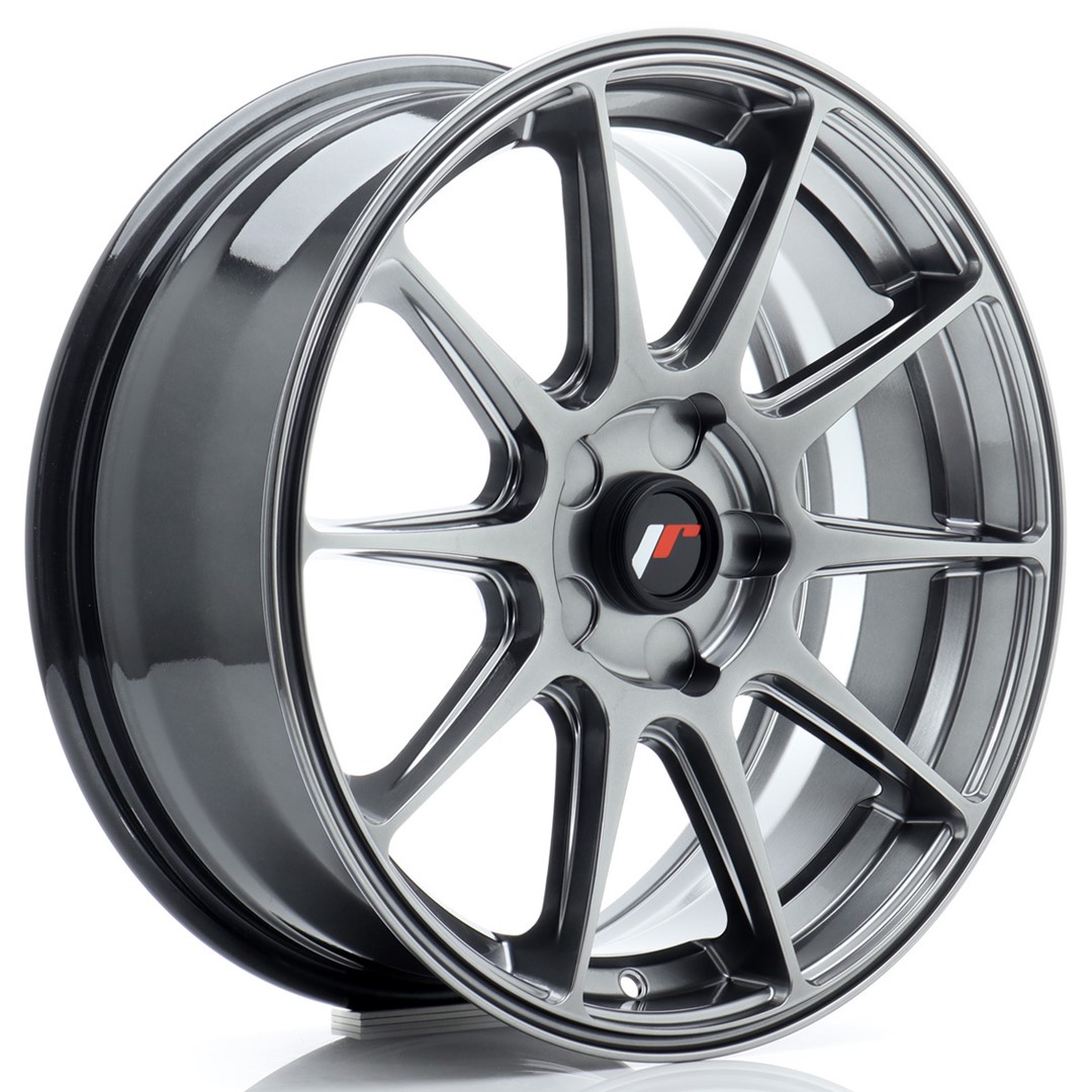 Image of JR-Wheels JR11 Velgen 17 Inch 7J ET20-38 Custom PCD Hyper Black