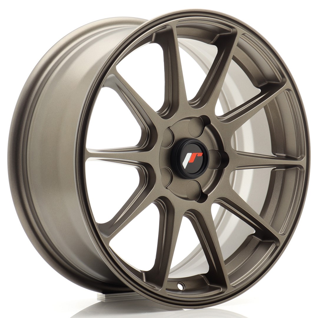 Image of JR-Wheels JR11 Velgen 17 Inch 7J ET20-38 Custom PCD Flat Bronze