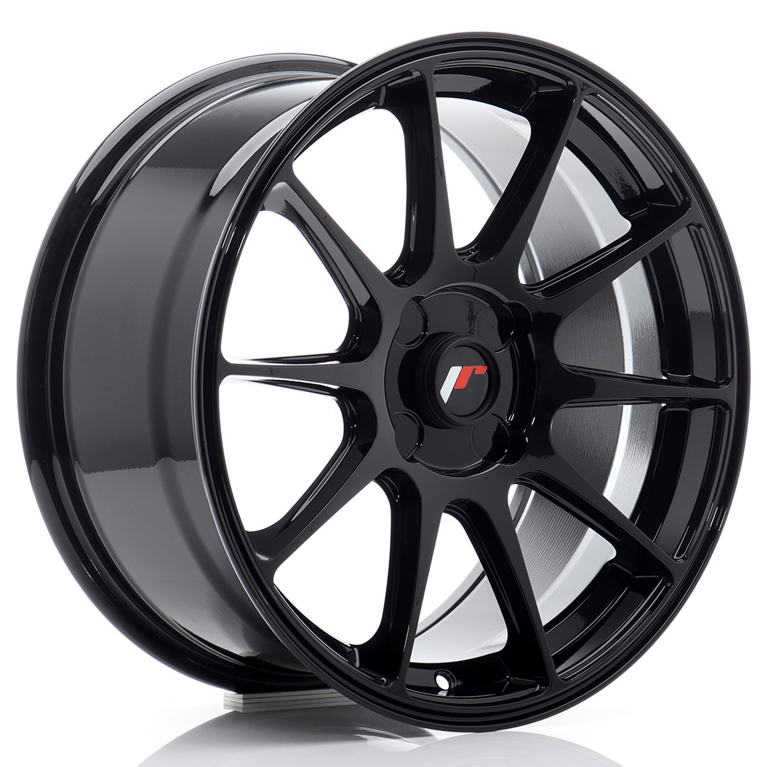 Image of JR-Wheels JR11 Velgen 17 Inch 8J ET20-35 Custom PCD Gloss Black