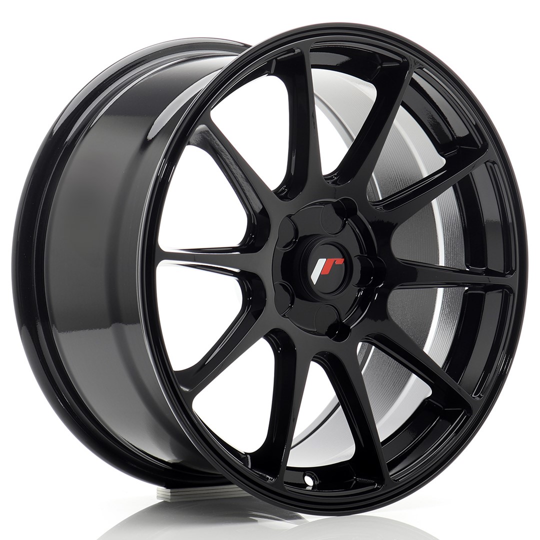 Image of JR-Wheels JR11 Velgen 17 Inch 8J ET20-35 Custom PCD Gloss Black