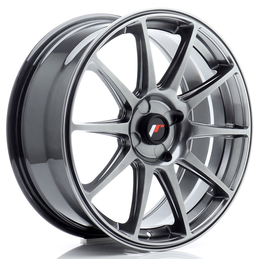 Image of JR-Wheels JR11 Velgen 18 Inch 7.5J ET20-40 Custom PCD Hyper Black