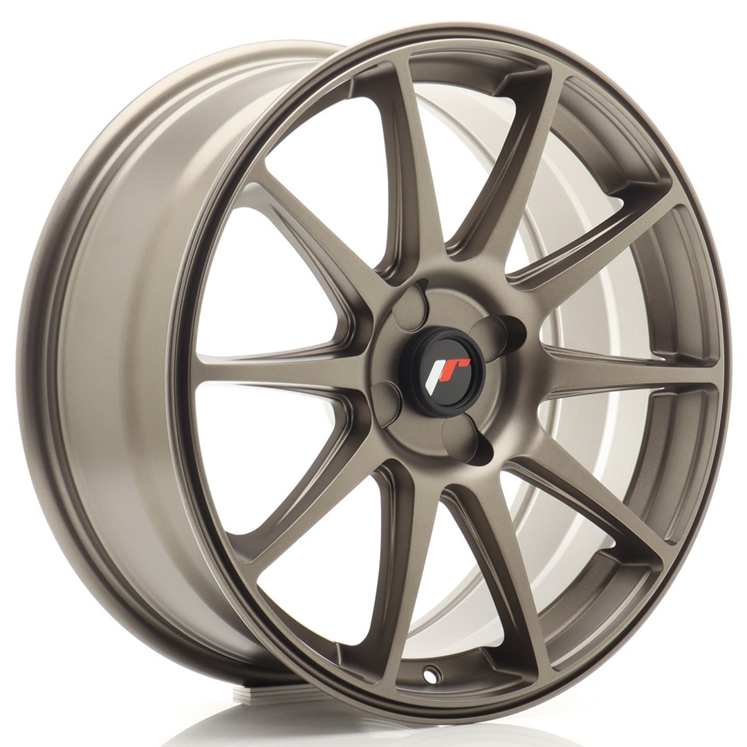 Image of JR-Wheels JR11 Velgen 18 Inch 7.5J ET20-40 Custom PCD Flat Bronze