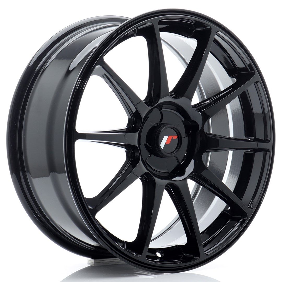 Image of JR-Wheels JR11 Velgen 18 Inch 7.5J ET20-40 Custom PCD Gloss Black