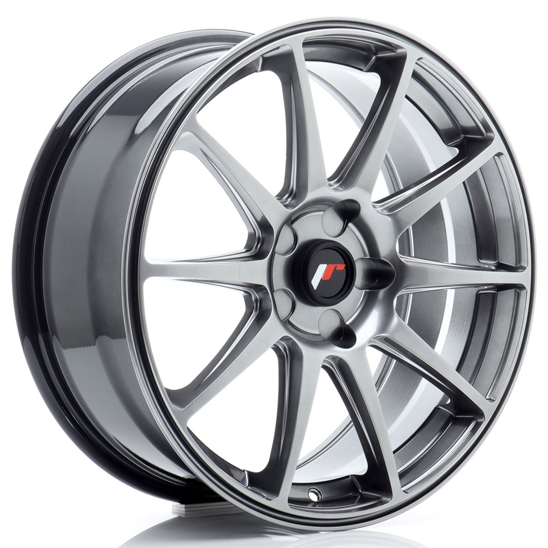 Image of JR-Wheels JR11 Velgen 18 Inch 7.5J ET20-40 Custom PCD Hyper Black