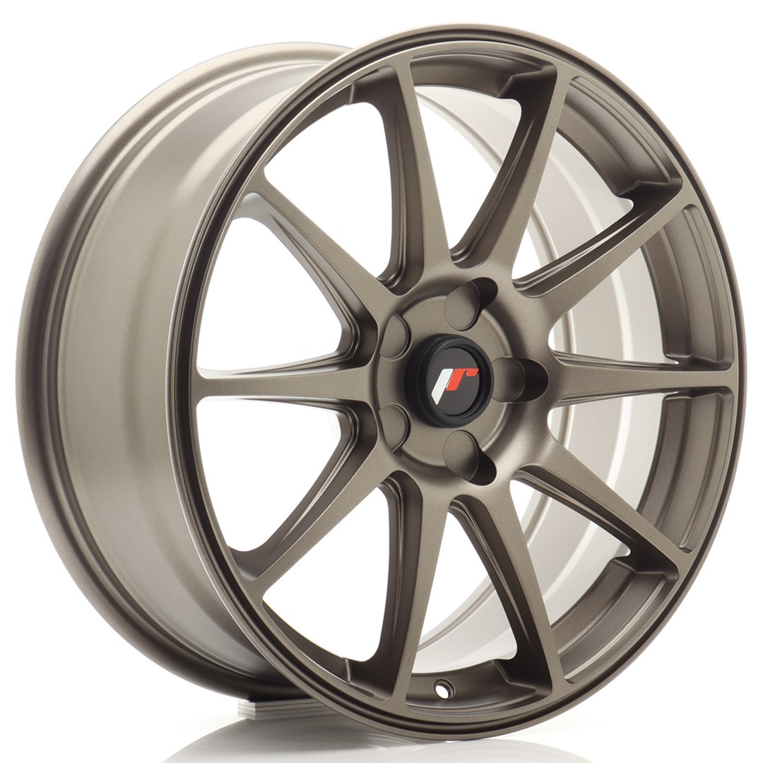 Image of JR-Wheels JR11 Velgen 18 Inch 7.5J ET20-40 Custom PCD Flat Bronze