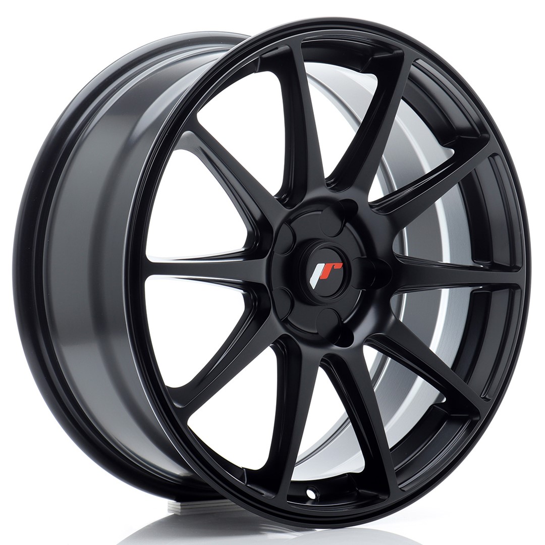 Image of JR-Wheels JR11 Velgen 18 Inch 7.5J ET20-40 Custom PCD Flat Black