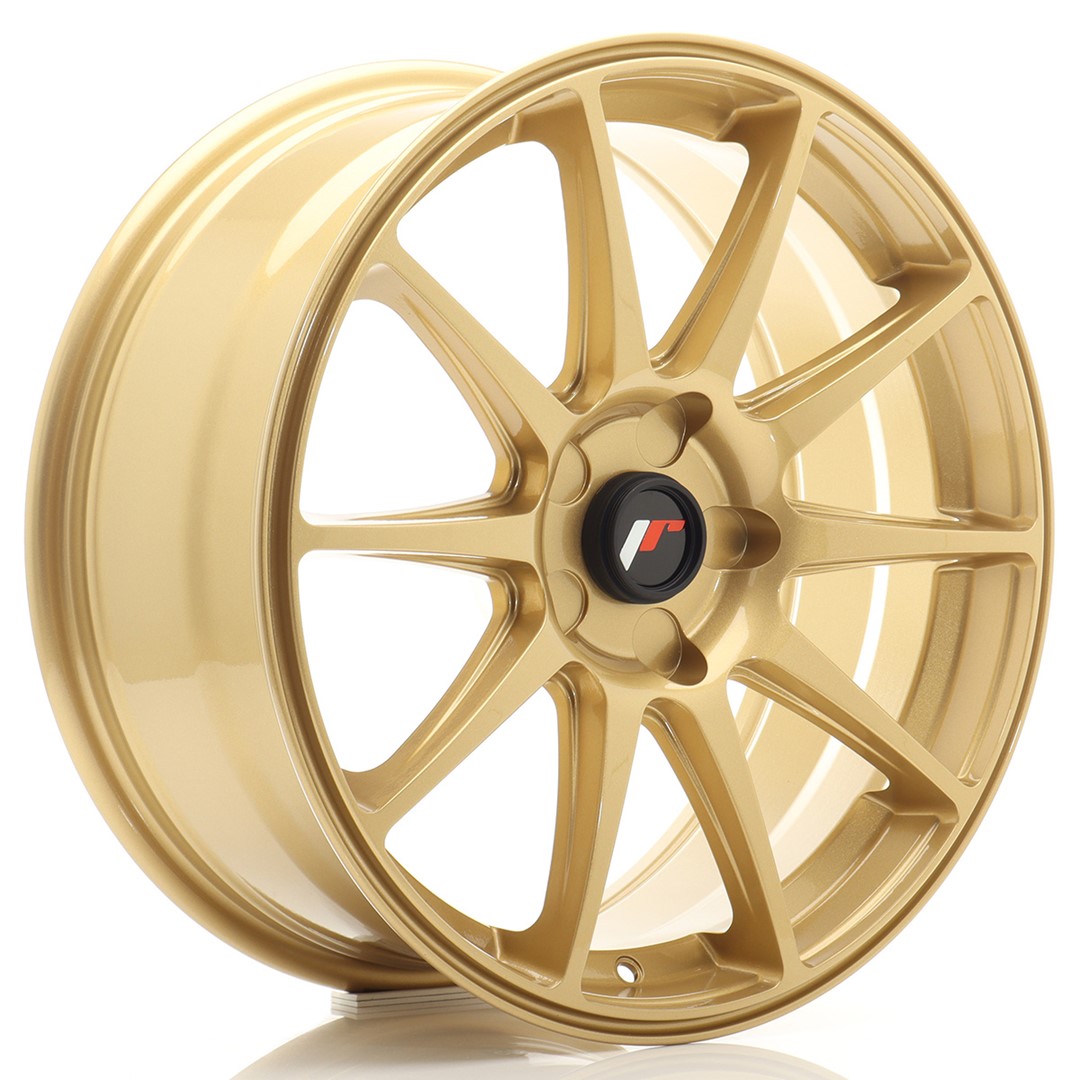Image of JR-Wheels JR11 Velgen 18 Inch 7.5J ET20-40 Custom PCD Gold