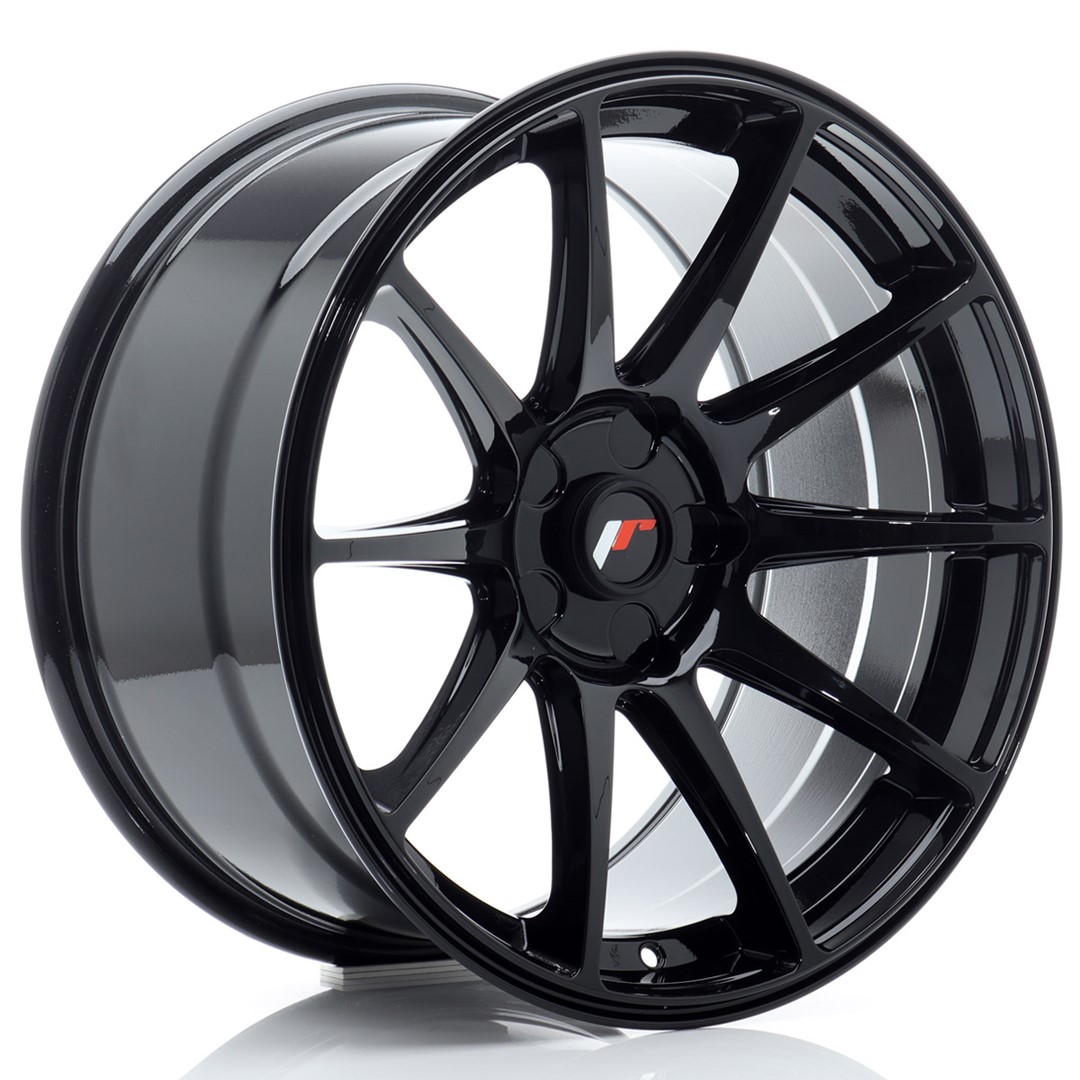 Image of JR-Wheels JR11 Velgen 18 Inch 9.5J ET20-30 Custom PCD Gloss Black