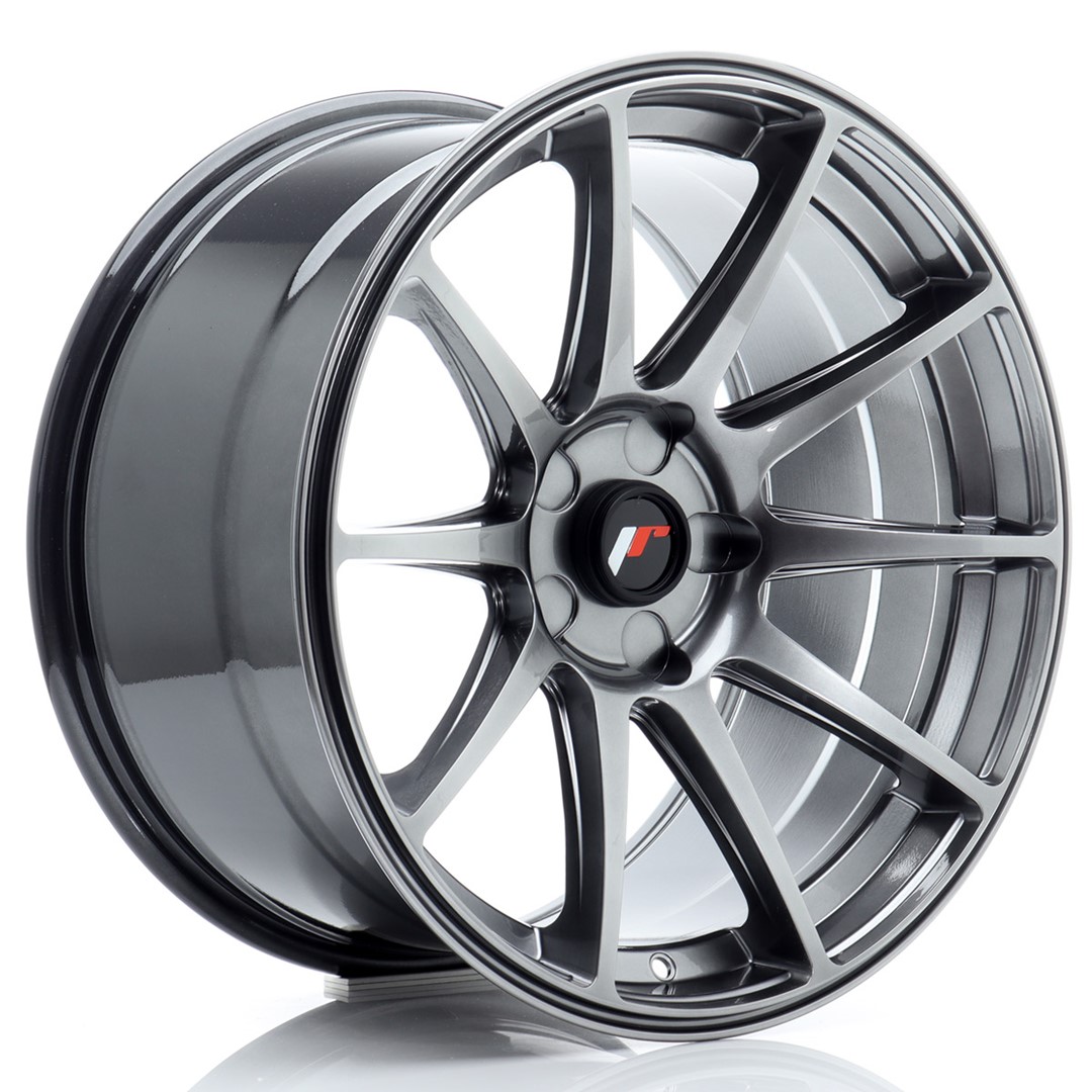 Image of JR-Wheels JR11 Velgen 18 Inch 9.5J ET20-30 Custom PCD Hyper Black