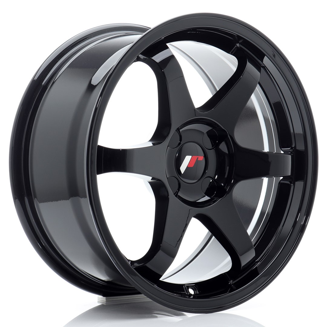 Image of JR-Wheels JR3 Velgen 17 Inch 8J ET20-35 Custom PCD Gloss Black
