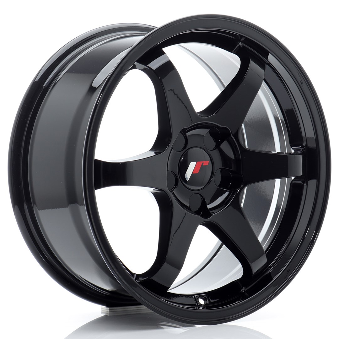 Image of JR-Wheels JR3 Velgen 17 Inch 8J ET20-35 Custom PCD Gloss Black