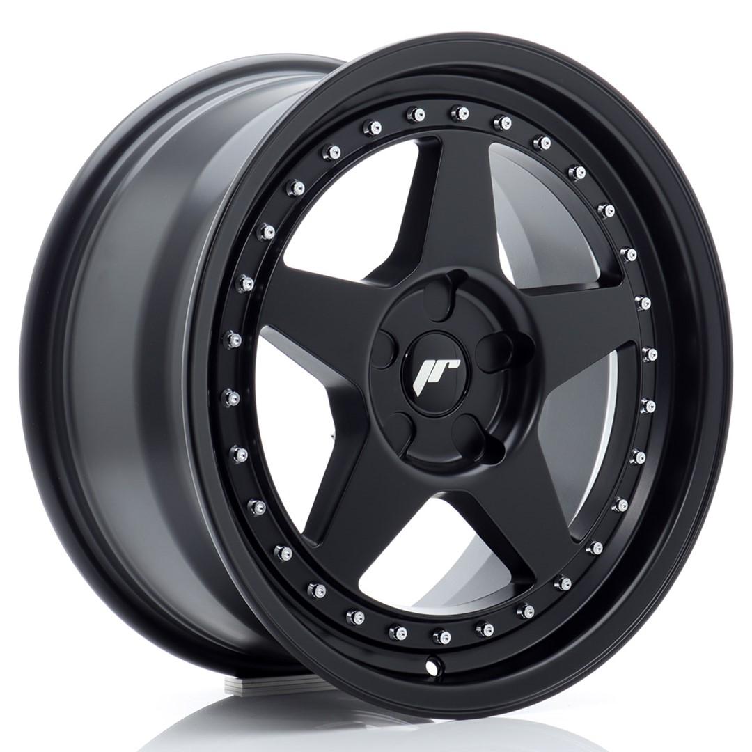 Image of JR-Wheels JR6 Velgen 17 Inch 8J ET20-35 Custom PCD Flat Black