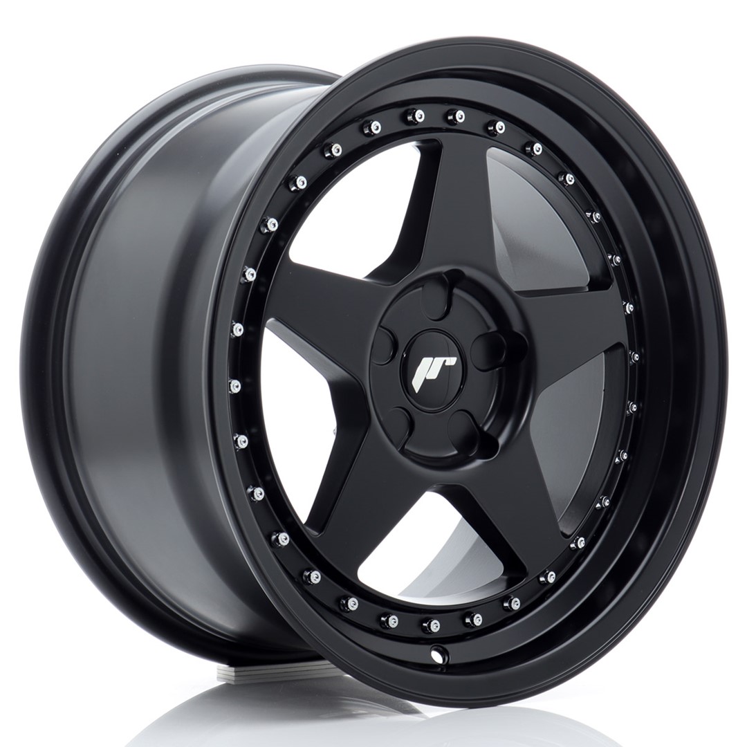 Image of JR-Wheels JR6 Velgen 17 Inch 9J ET20-35 Custom PCD Flat Black