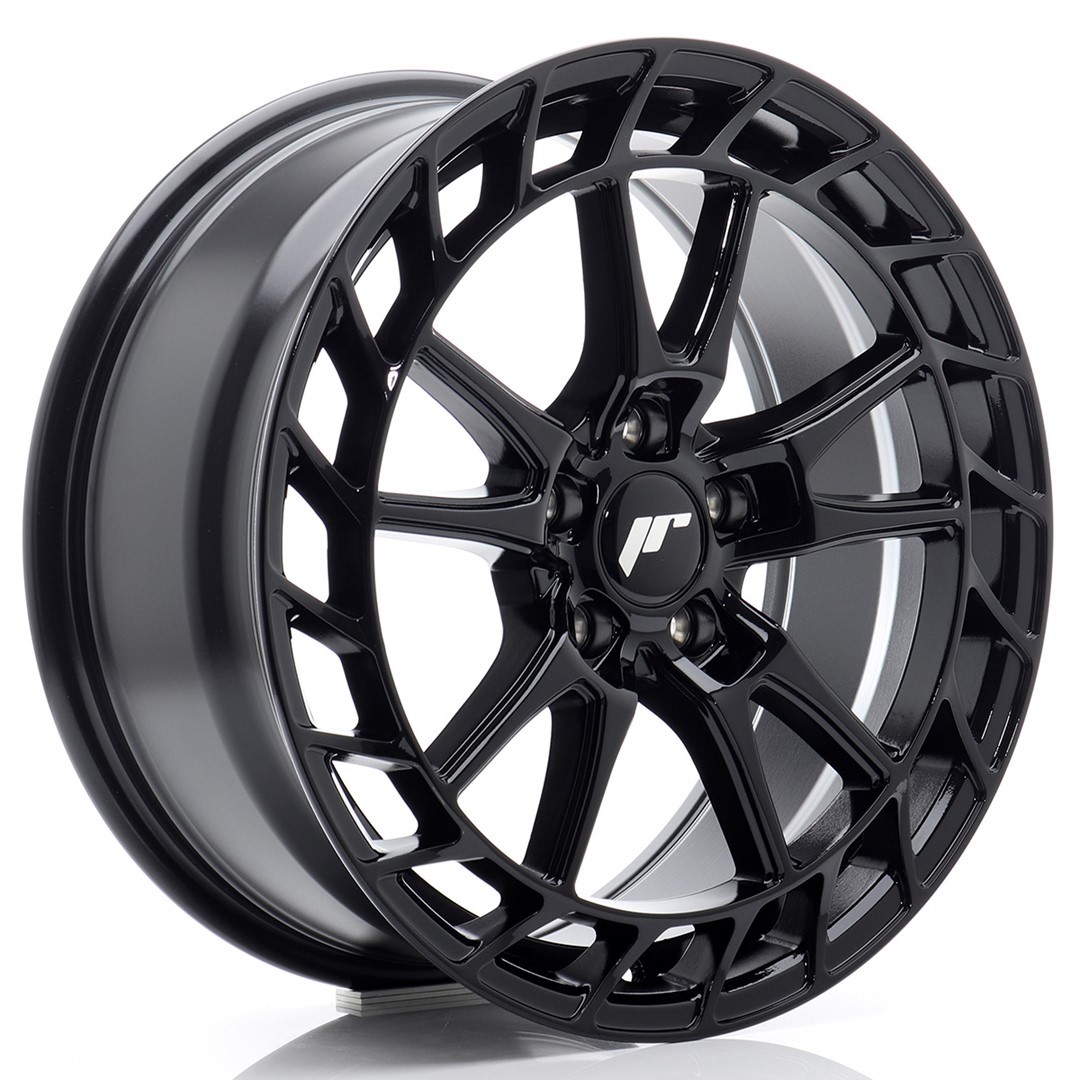 Image of JR-Wheels JR45 Velgen 18 Inch 8J ET45 5x112 Flow Form Gloss Black