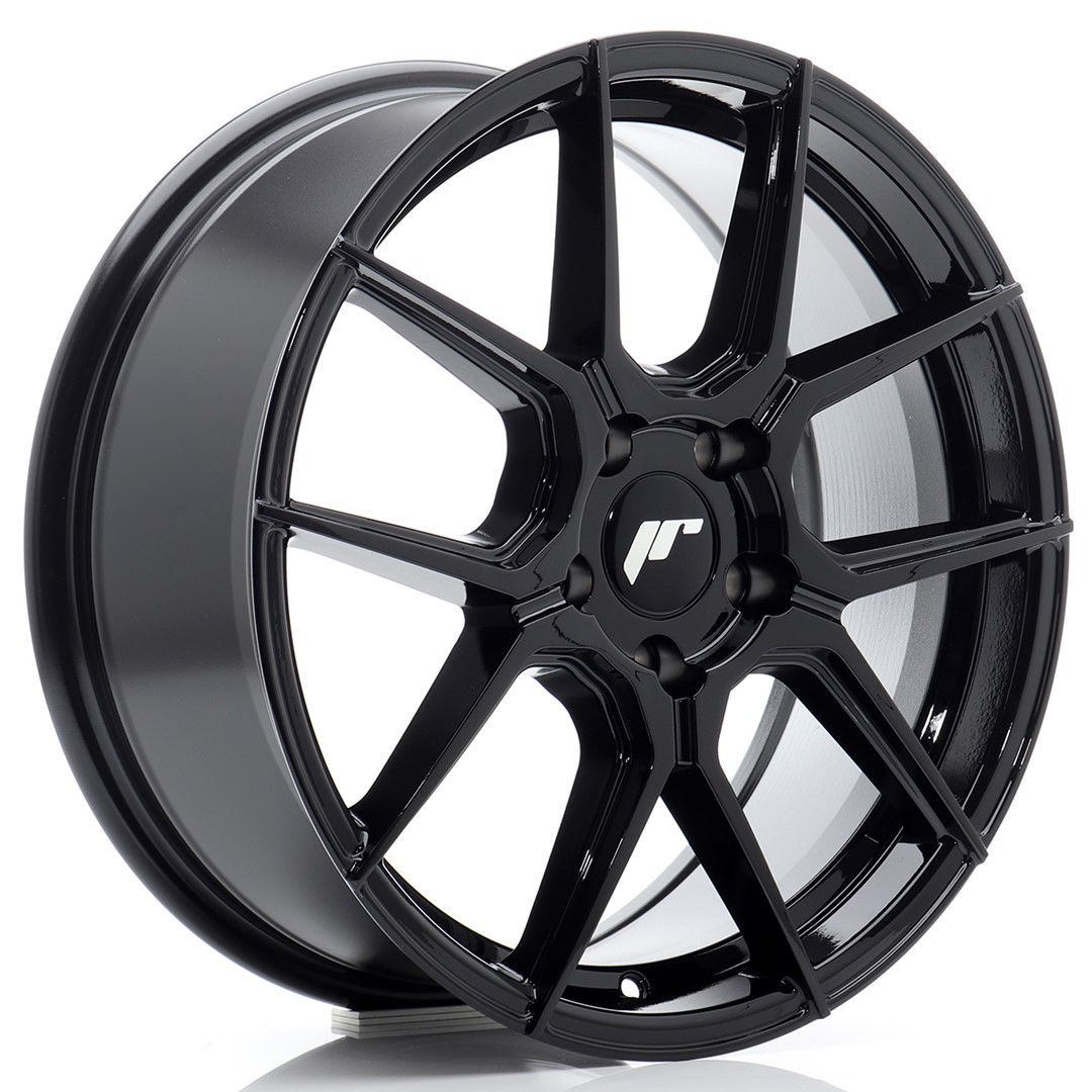 Image of JR-Wheels JR30 Velgen 17 Inch 7J ET40 5x112 Flow Form Gloss Black